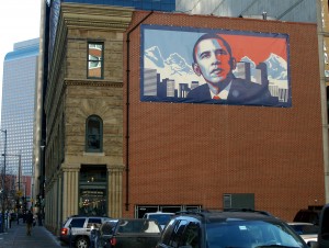 L'America cambia: un poster di Obama in Colorado