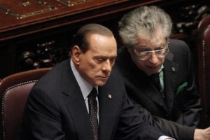 berlusconi e bossi 20 anni di berlusconi