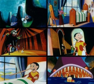 Il Pinocchio disegnato da Mattotti per Enzo D'Alò