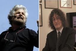 grillo e casaleggio del movimento 5 stelle