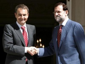 Zapatero e Rajoy