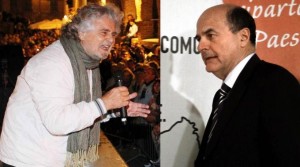 bersani e grillo e le parlamentarie