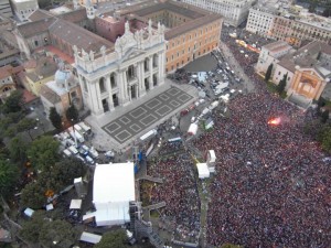 grillo a piazza san giovanni