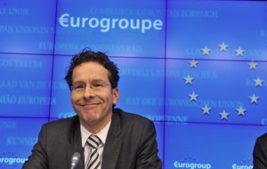 Il Presidente dell'Eurogruppo, l'olandese Jeroen Dijsselbloem