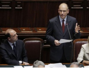 senato fiducia governo letta alfano