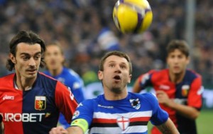 Antonio Cassano ai tempi della Sampdoria