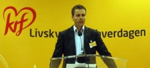 Knut Arild Hareide è alla guida del Partito Popolare Cristiano norvegese dal 2011