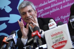 nichi vendola sel contro larghe intese