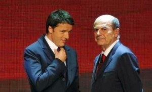 pierluigi bersani matteo renzi