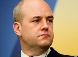 Il primo ministro svedese Fredrik Reinfeldt