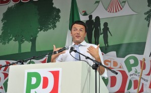 Renzi alla festa Pd