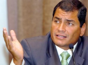 ecuador e peru RAFAEL CORREA