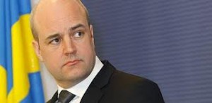 Il premier svedese Fredrik Reinfeldt