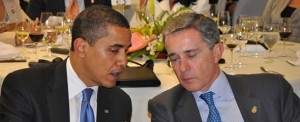 Obama e Uribe