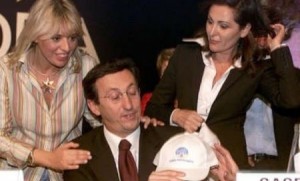 Alessandra Mussolini, Gianfranco Fini e Daniela Santanché