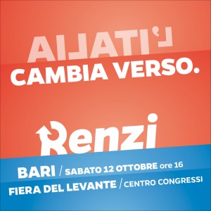 renzi bari congresso pd