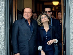 silvio e marina berlusconi