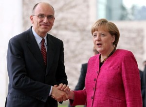 Letta e Merkel