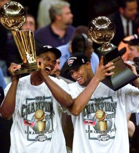 Il primo titolo con gli Spurs nel 1999