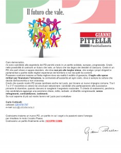 testo pittella congresso pd