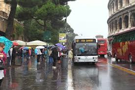 A Roma pioggia e conseguente scontro politico