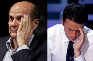 renzi pd solido di bersani evaporato