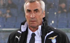 Il tecnico della Lazio Edy Reja