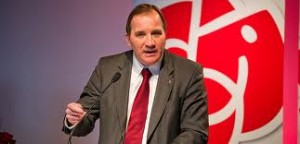 Stefan Löfven, leader del partito socialdemocratico norvegese