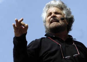 Beppe Grillo tu scappi, noi facciamo