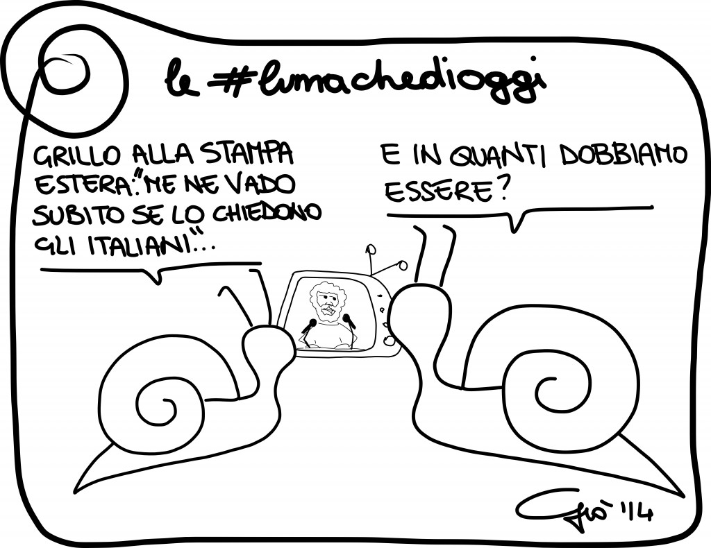 #lumachedioggi di Giovanni Laccetti del 24.1.2014