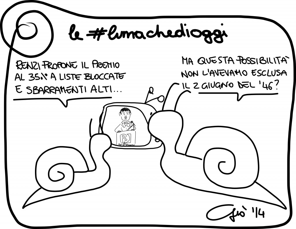 #lumachedioggi di Giovanni Laccetti del 21.1.2014