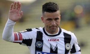 Totò Di Natale è il calciatore che ha segnato più reti con la maglia dell'Udinese: 162