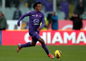 Cuadrado, autore della seconda rete viola, salterà la finale di Coppa Italia