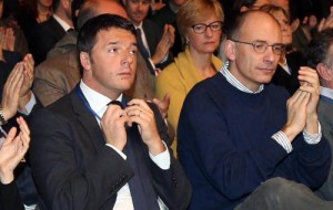 Matteo Renzi ed il suo precedessore, Enrico Letta