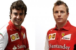 Fernando Alonso e Kimi Raikonen