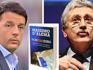 renzi e d'alema