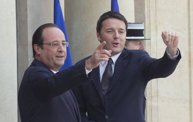 Hollande e Renzi
