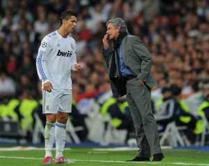 Mourinho e Cristiano Ronaldo