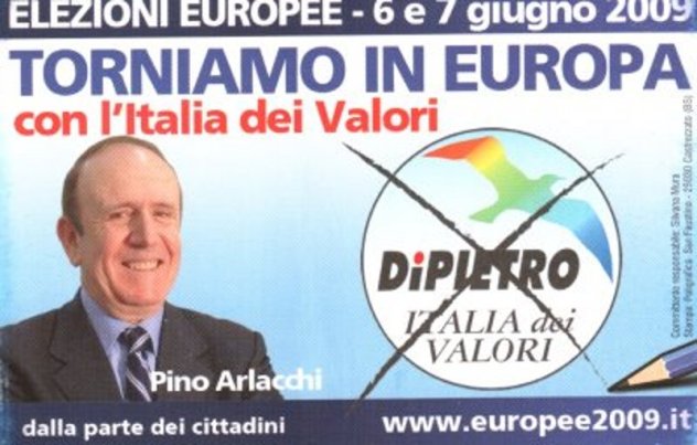 Pino Arlacchi ex IDV ora PD