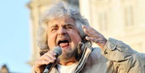 grillo fa il verso alla campagna del pd per le elezioni europee