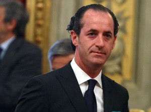 Il Presidente della Regione Veneto, Luca Zaia.