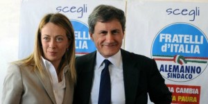 Giorgia Meloni Gianni Alemanno Fratelli d'Italia