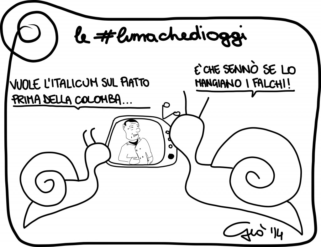 #lumachedioggi di Giovanni Laccetti del 8.4.2014