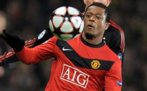 Evra col Manchester United