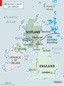 scotland oil map