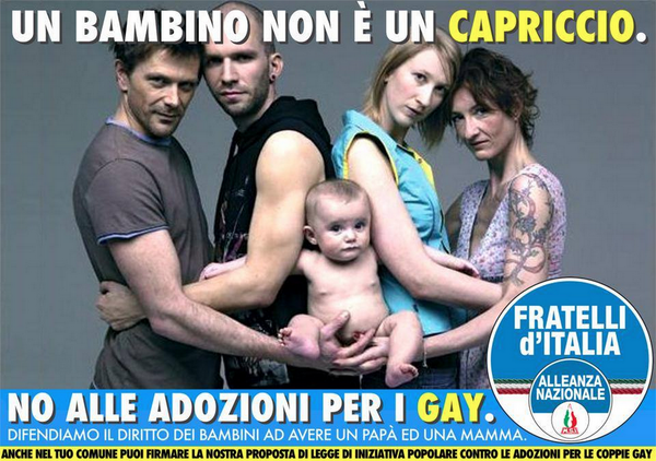 un bambino non e un capriccio campagna di fratelli d italia contro le adozioni