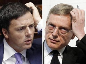 Matteo Renzi e Gianni Cuperlo