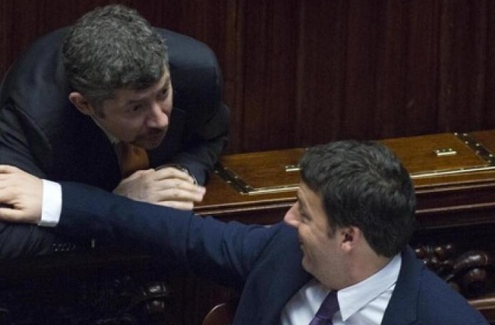 renzi e scalfarotto unioni civili