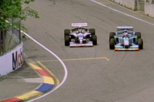 Schumacher è pronto a chiudere la traiettoria di Damon Hill 