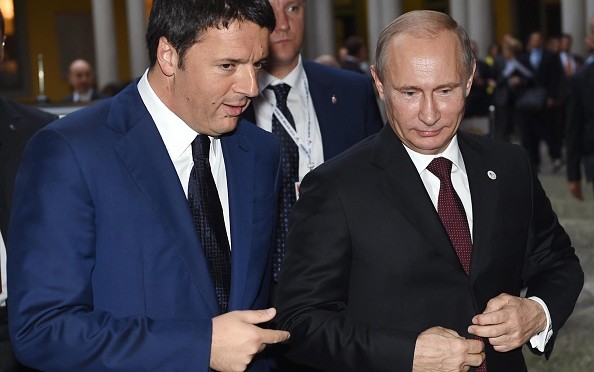 rapporti italia russia putin renzi